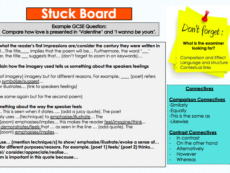 Literature Help Sheet