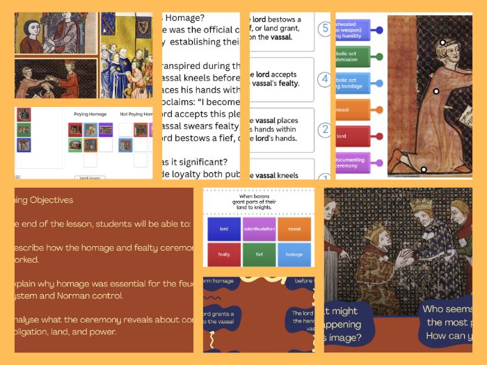 Paying Homage: Feudalism & Norman Control Resource Pack (GCSE AQA)