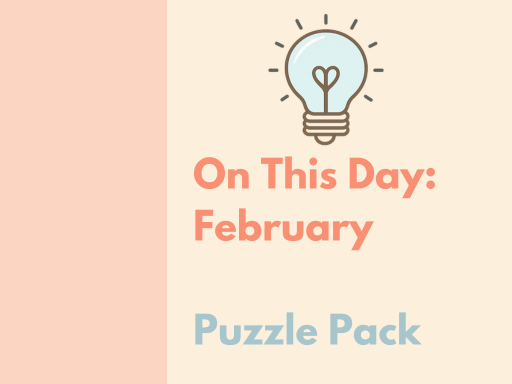 On This Day: February – Daily History Crosswords and Wordsearches for KS3 & KS4