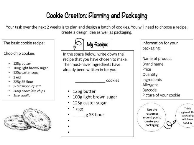 Food & Nutrition "Cookie Creation" Project