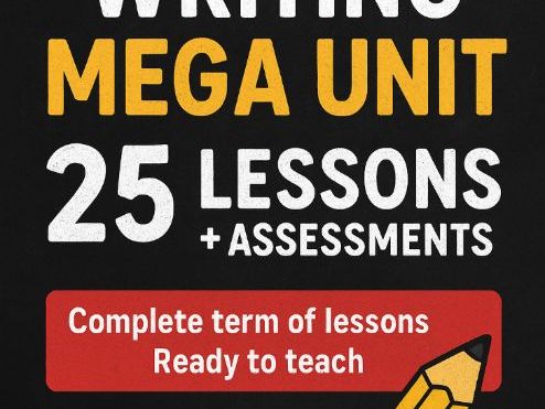 Complete KS3 Creative Writing Unit – 25 Lessons, Story Arc, Skills & Assessments