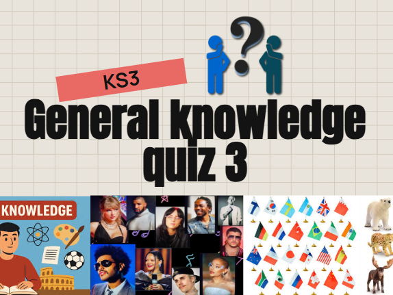 General Knowledge Quiz 3 KS3 Tutorial