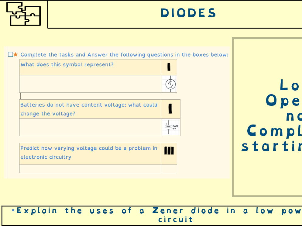 GCSE Electronics – Applications of Diodes Bundle | Full Module with Lessons