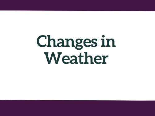 Grade 2 Science Curriculum Earth Science -CHANGES IN WEATHER | NGSS