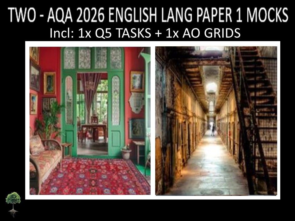 TWO - AQA PAPER 1 | 2026 FULL MOCKS | Q5 TASKS | AO GRIDS