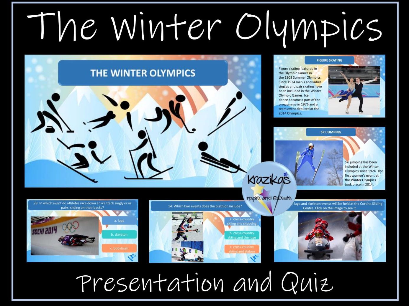 The Winter Olympics - Milano Cortina 2026 - Presentation and Quiz