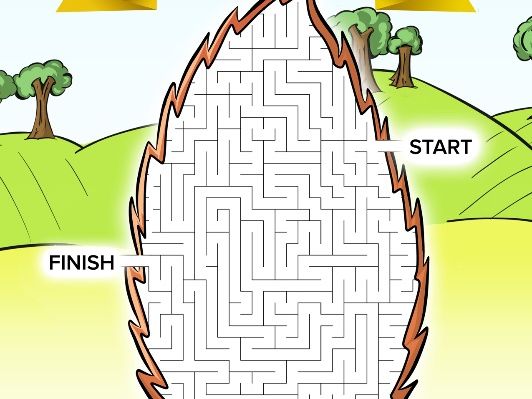 Fall Leaf Maze