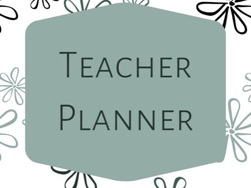 Undated Teacher Planner