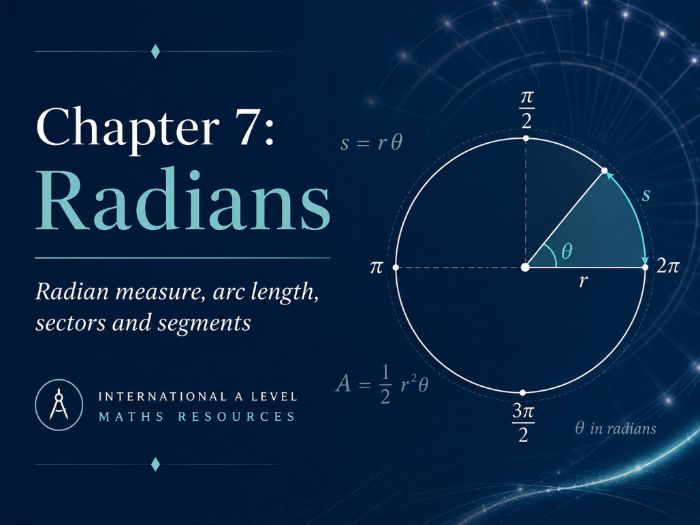07 - Radians P1 Teacher Pack - Pearson Edexcel International A-Level Maths
