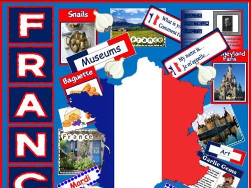 FRANCE and FRENCH LANGUAGE RESOURCES -MULTICULTURAL DIVERSITY TEACHING GEOGRAPHY FOOD ANIMALS