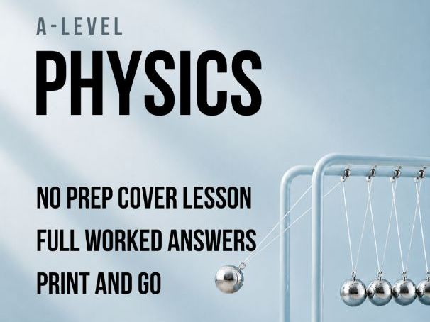 KS5 / A-Level Physics Cover Lesson: Center of Mass of Continuous Bodies (No Prep)