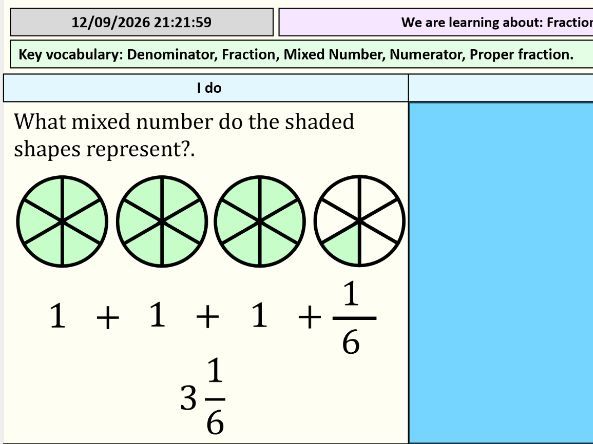 Fractions from Diagram - Full Lesson