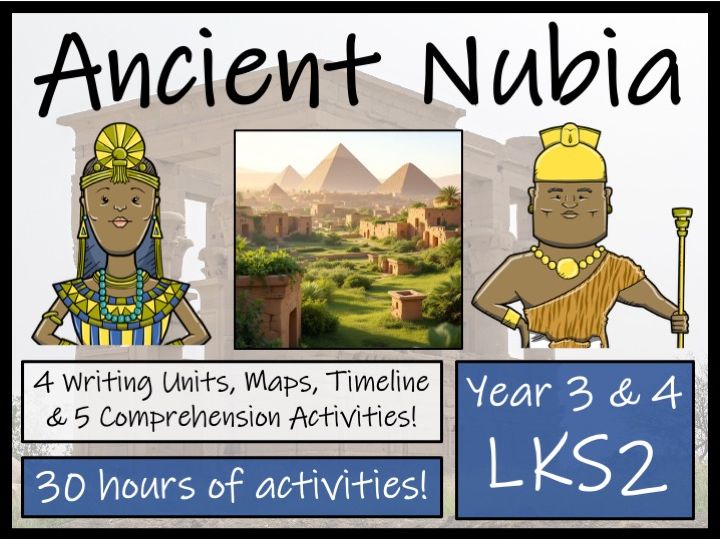 Ancient Nubia Mega Bundle of Activities | Year 3 or Year 4