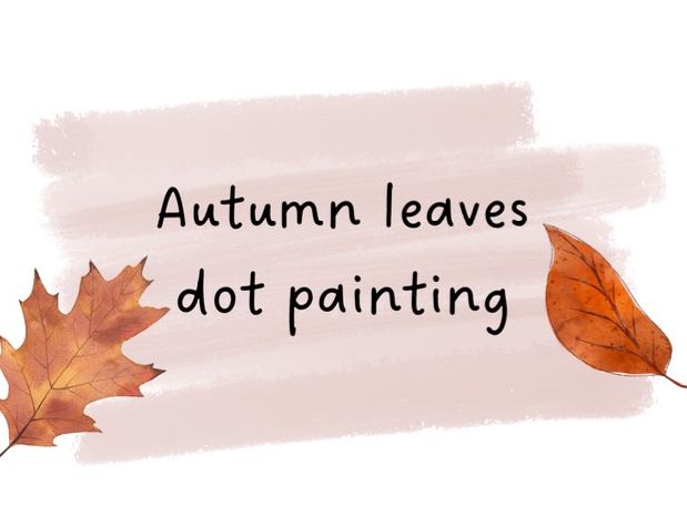 Autumn leaves painting