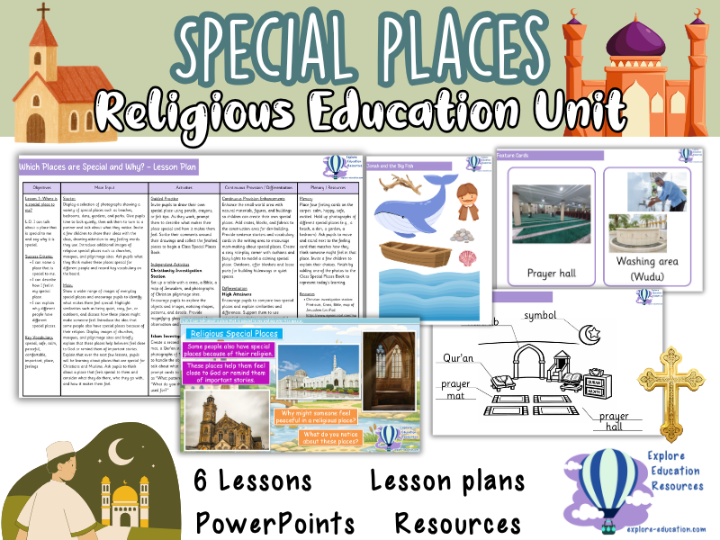 EYFS Which Places are Special and Why? RE Unit - 5 Outstanding Lessons