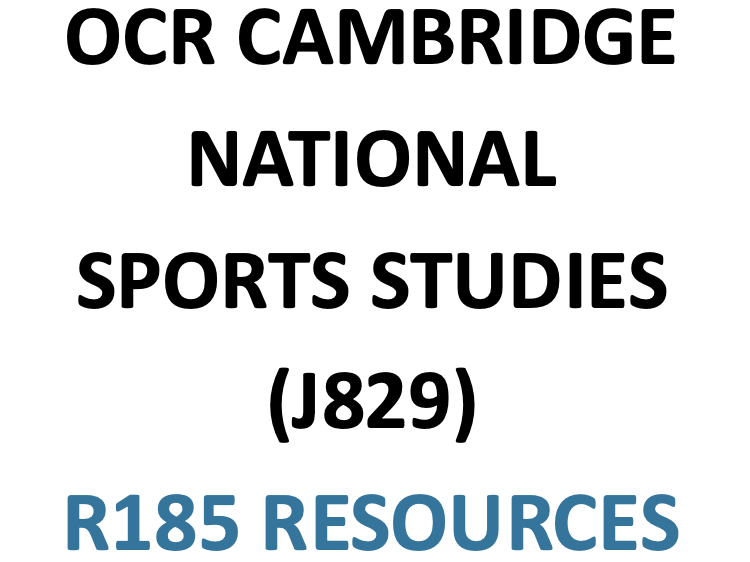 OCR Cambridge National - R185 Sports Studies (J829)
