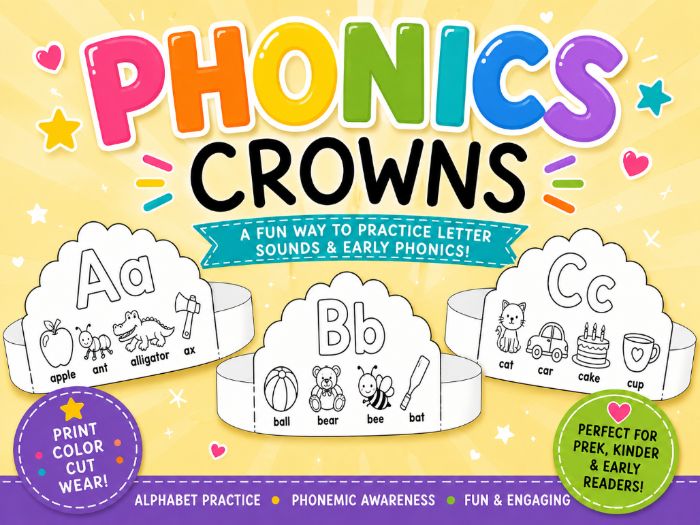 Phonics Hats - Black and white printable - with diagraphs sh ch th ng wh
