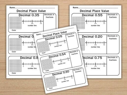 Decimal Place Value Worksheet