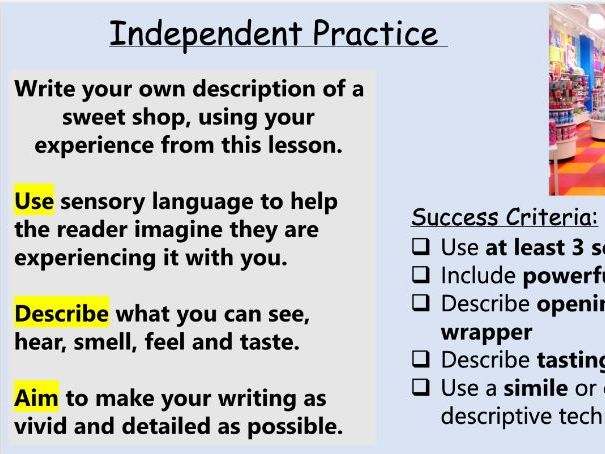 Creative Writing - Setting, atmosphere and narrative
