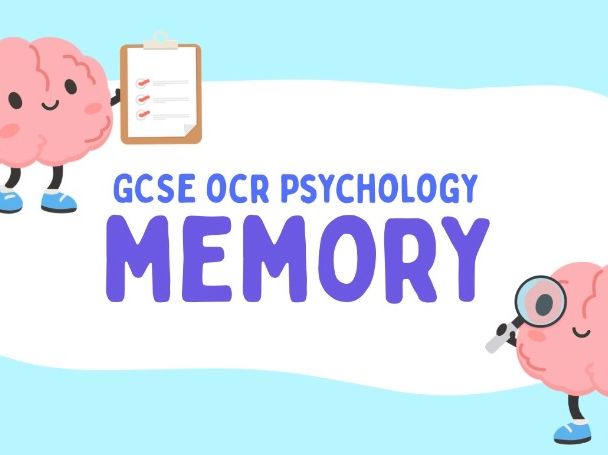 GCSE OCR Psychology - Memory Resources