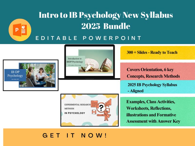 IB Psychology New Syllabus - Concept Curriculum Starter Pack (2025 - 2027)