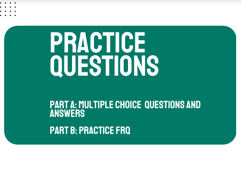 AP Biology Unit 8: Ecology Exam Practice