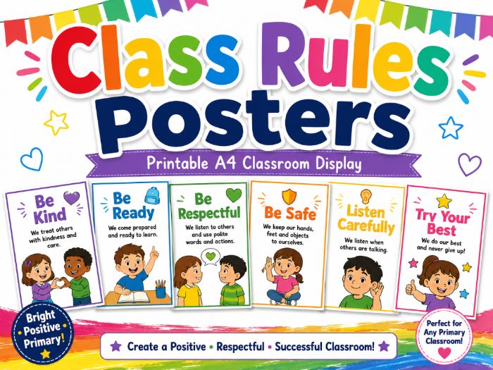 Class Rules Posters