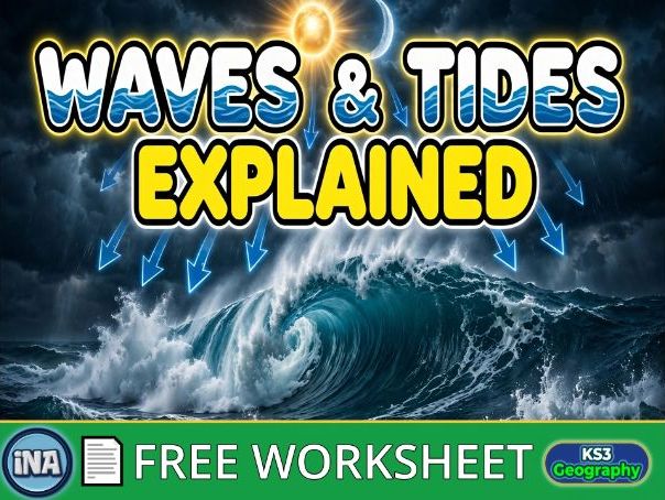 Waves and Tides - FREE KS3 Geography Worksheet