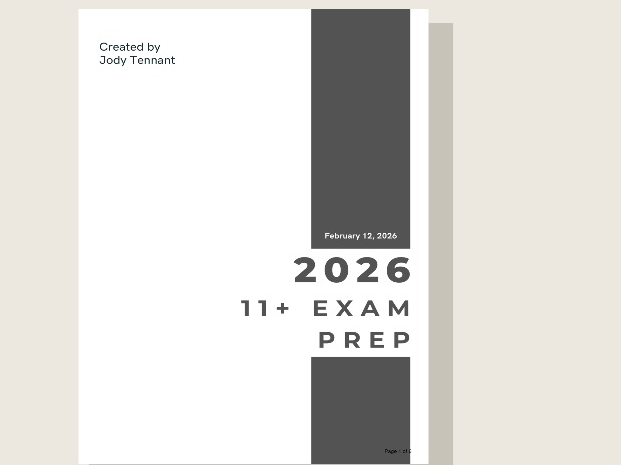 11+ Maths paper 3 – Grammar School Practice Papers (GL Style)