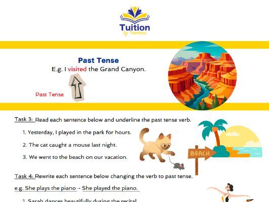 25. Year 5 - Reading Comprehension & Past Tense