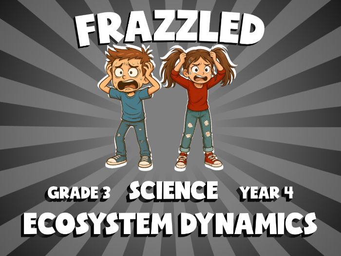 Ecosystem Dynamics FRAZZLED Science Game | No-Prep Year 4 Review Activity