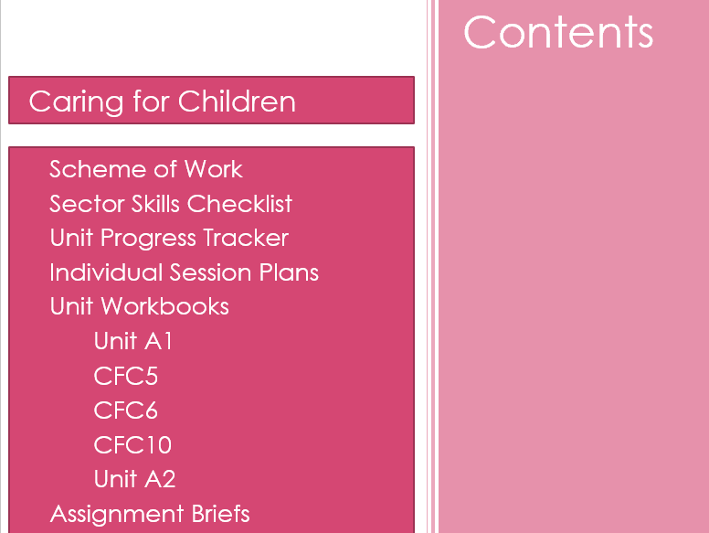 Caring for Children Complete Folder