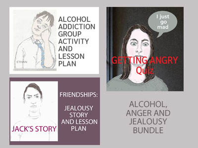 Alcohol, Anger and Jealousy Activities Bundle (US)