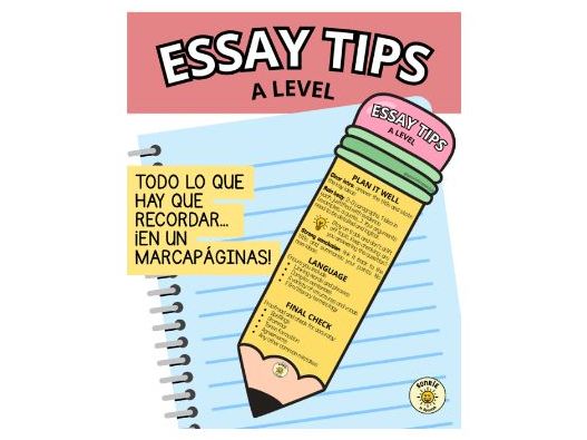Essay Tips Marcapáginas  A Level Spanish - Essay Writing Bookmark Cómo Escribir Ensayos