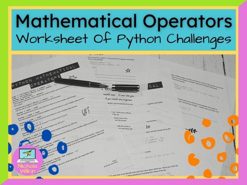 Python Mathematical Operators Programming Challenges