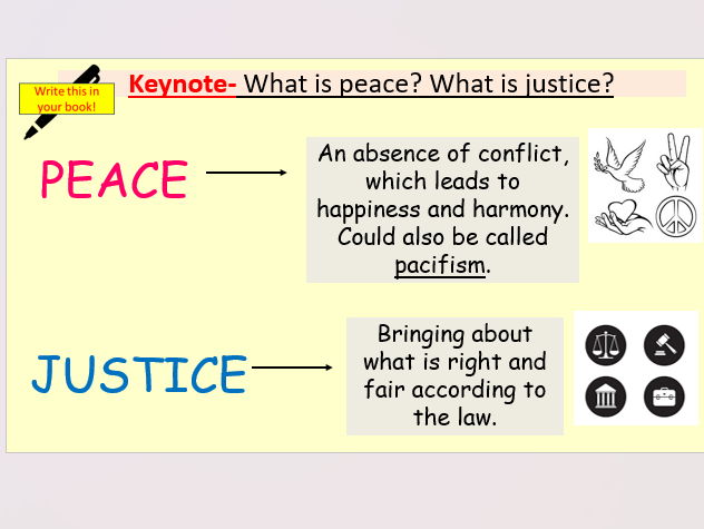 Peace and Justice