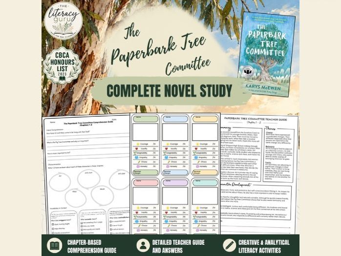 The Paperbark Tree Committee - Karys McEwan - HUGE Novel Study - CBCA List 2026