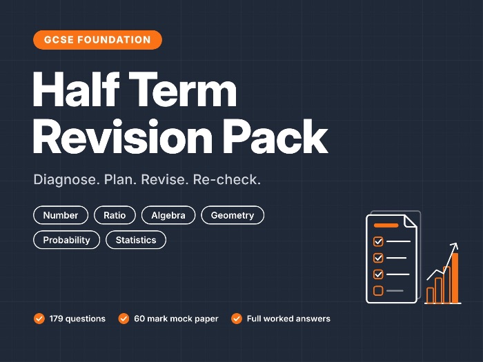GCSE Maths Foundation Half Term Revision