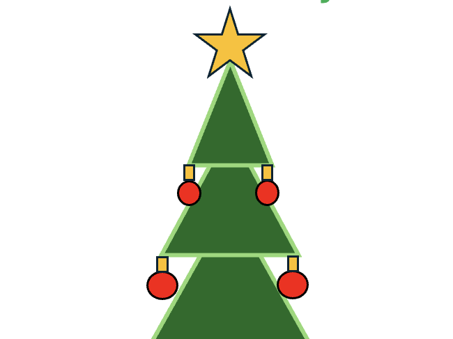 Build a christmas tree - maths project