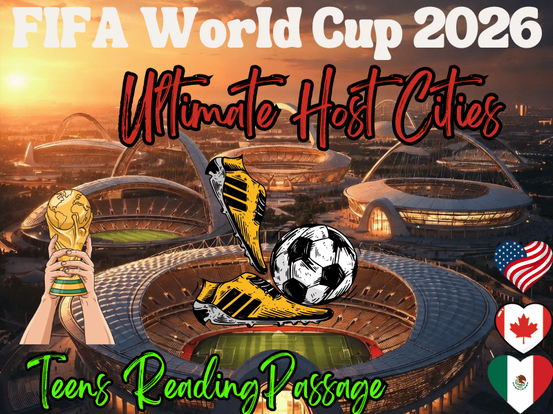 FIFA World Cup 2026: Ultimate Host Cities Reading Passage for Teens | Geography