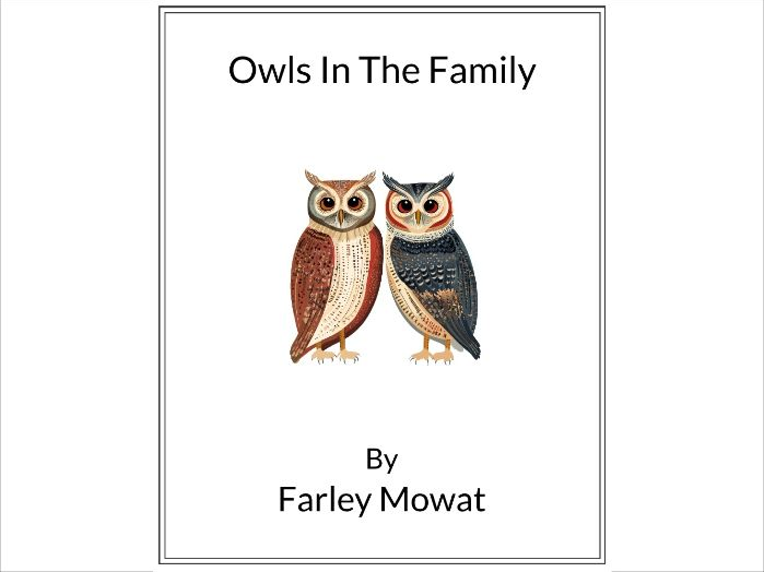 Owls in the Family by Farley Mowat - (Lesson Plan)