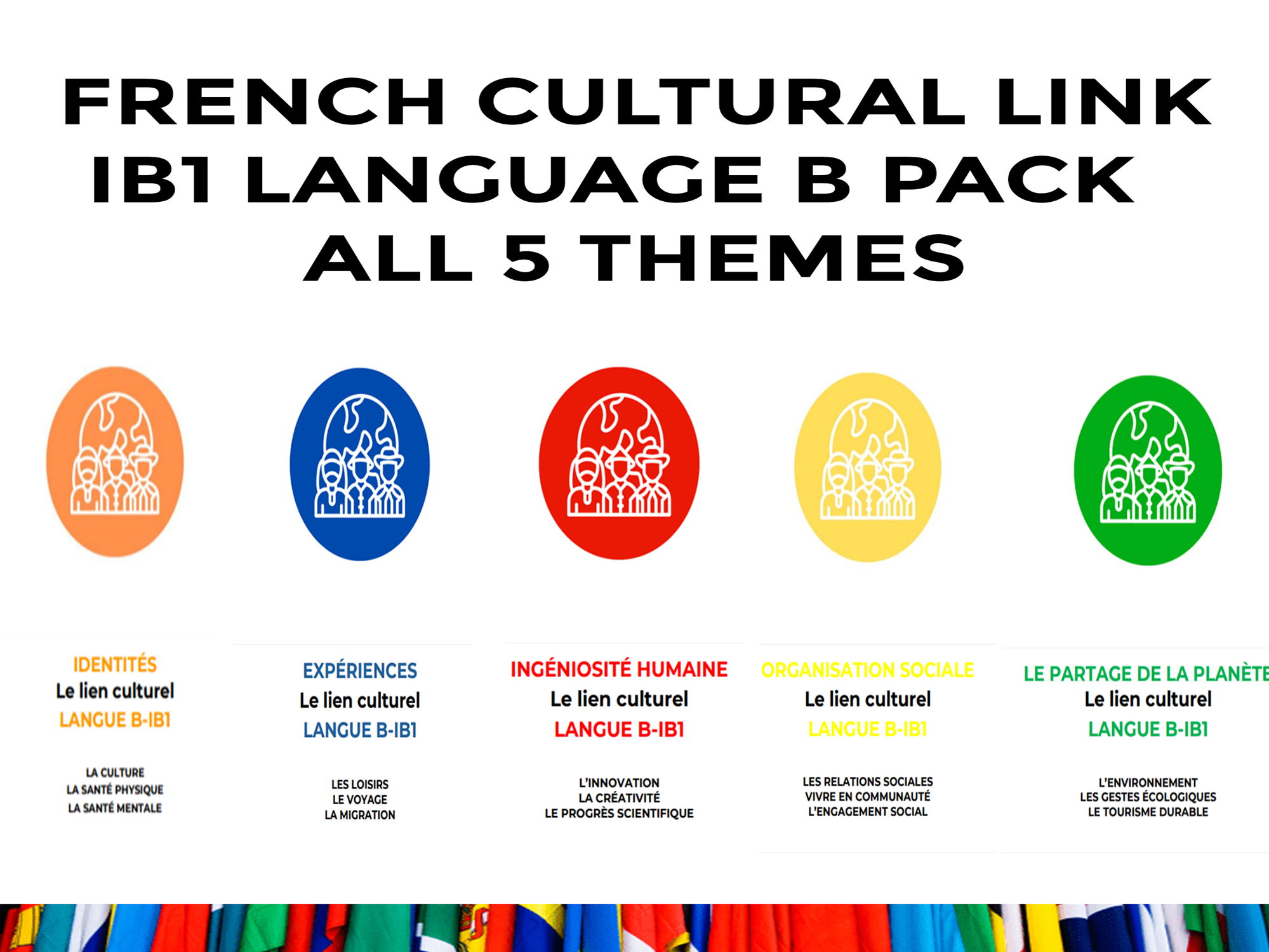 French Cultural Link IB1 Language B Pack All 5 Themes
