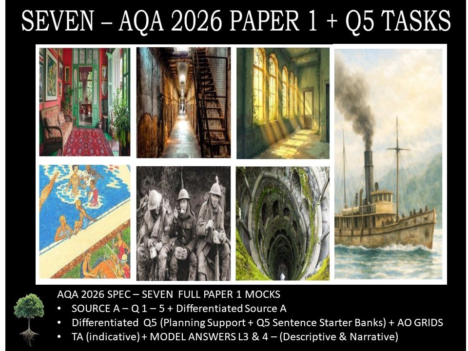 SEVEN - PAPER 1 | 2026 FULL MOCKS | Q5 TASKS