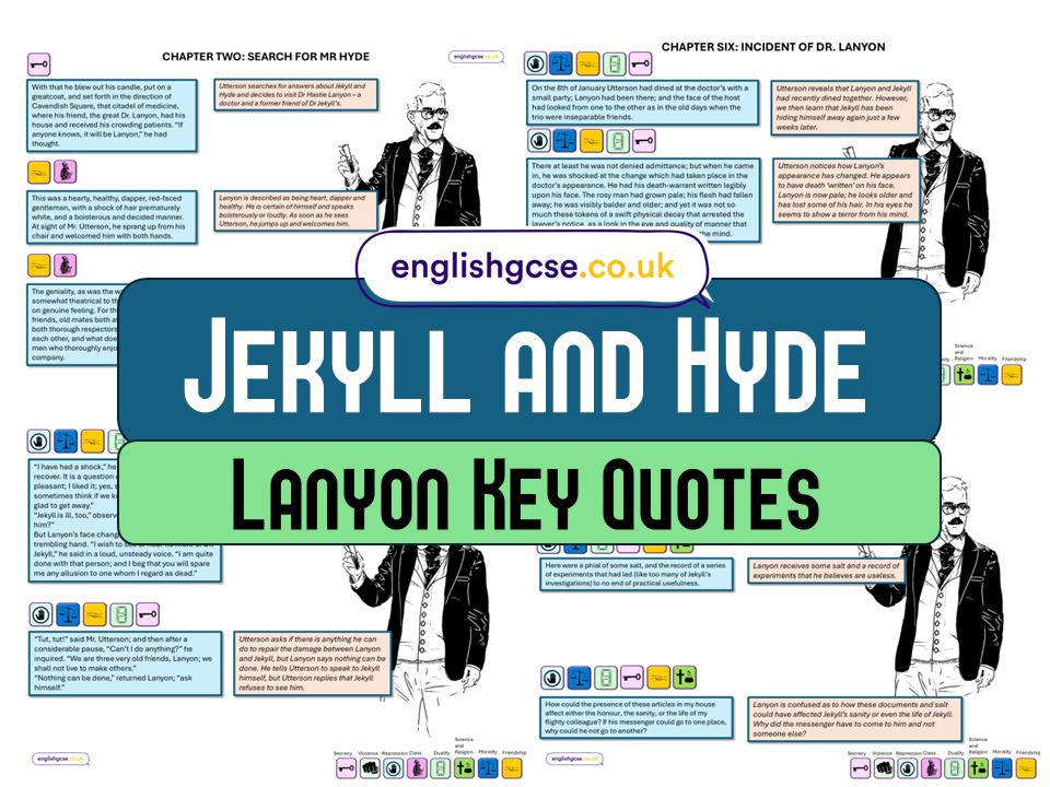 Jekyll and Hyde Dr Lanyon Quotes