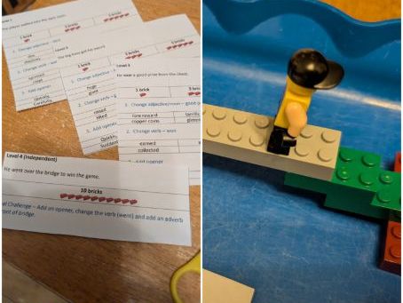 Power-up Vocabulary (Uplevelling sentences game)