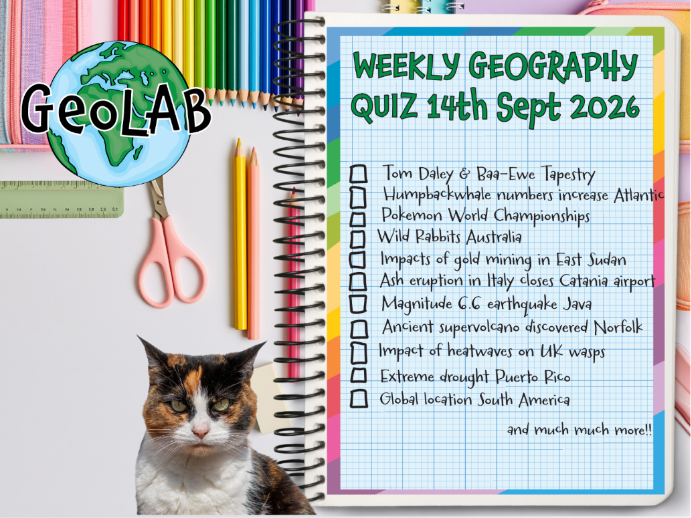 Weekly Geography New Quiz 14 September 2026