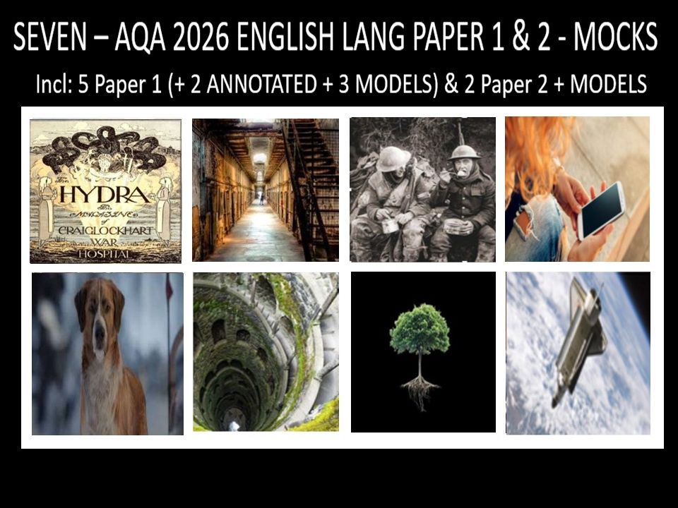 SEVEN - AQA PAPER 1 & 2 | 2026 FULL MOCKS | ANNOTATED | MODELS
