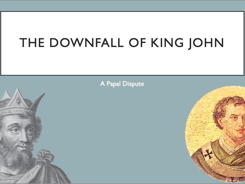 The Papal Dispute: King John I and Pope Innocent III