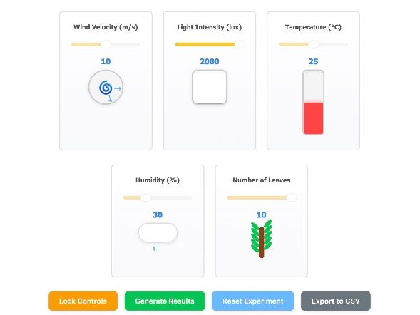 Potometer Simulation