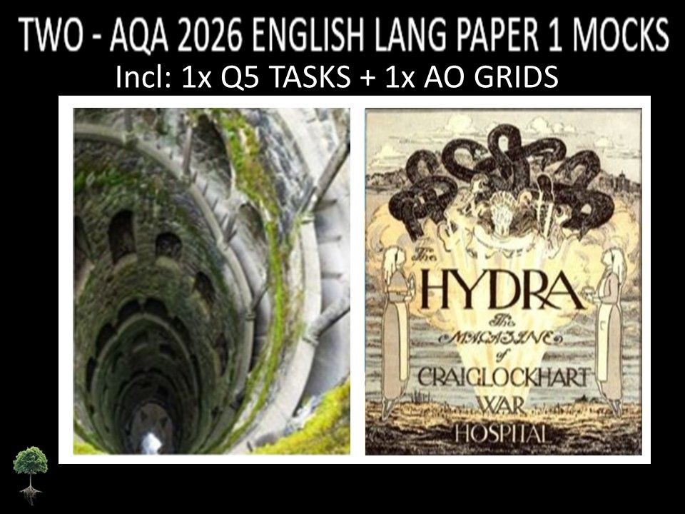 TWO - AQA PAPER 1 | 2026 FULL MOCKS | Q5 TASKS | AO GRIDS